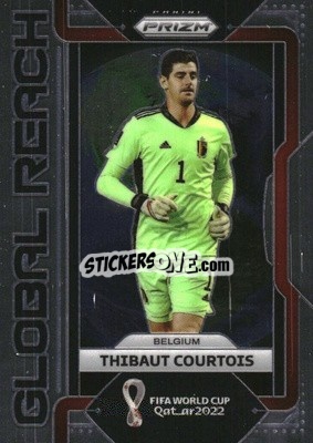 Figurina Thibaut Courtois - FIFA World Cup Qatar 2022. Prizm - Panini