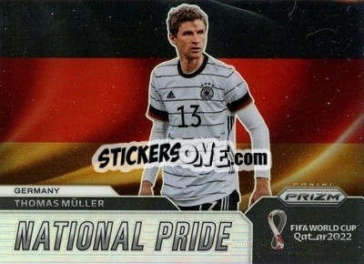 Sticker Thomas Muller - FIFA World Cup Qatar 2022. Prizm - Panini