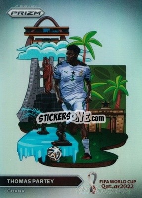 Sticker Thomas Partey - FIFA World Cup Qatar 2022. Prizm - Panini