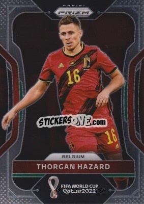Sticker Thorgan Hazard - FIFA World Cup Qatar 2022. Prizm - Panini