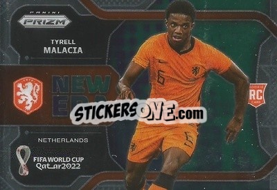 Sticker Tyrell Malacia - FIFA World Cup Qatar 2022. Prizm - Panini