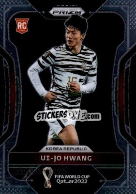 Sticker Ui-jo Hwang - FIFA World Cup Qatar 2022. Prizm - Panini