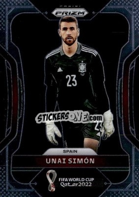 Figurina Unai Simon - FIFA World Cup Qatar 2022. Prizm - Panini