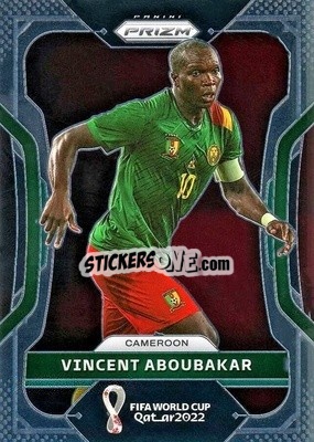Cromo Vincent Aboubakar - FIFA World Cup Qatar 2022. Prizm - Panini
