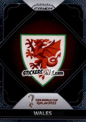 Cromo Wales - FIFA World Cup Qatar 2022. Prizm - Panini