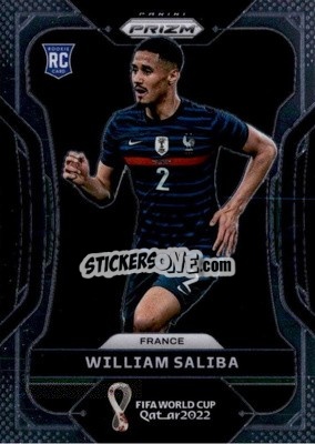 Sticker William Saliba - FIFA World Cup Qatar 2022. Prizm - Panini