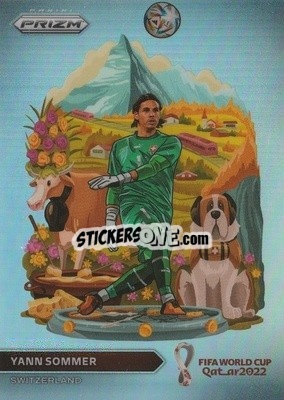 Sticker Yann Sommer - FIFA World Cup Qatar 2022. Prizm - Panini