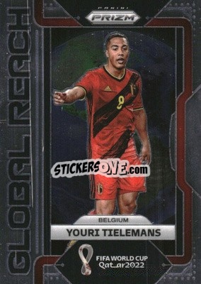 Cromo Youri Tielemans - FIFA World Cup Qatar 2022. Prizm - Panini