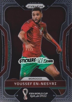 Sticker Youssef En-Nesyri - FIFA World Cup Qatar 2022. Prizm - Panini