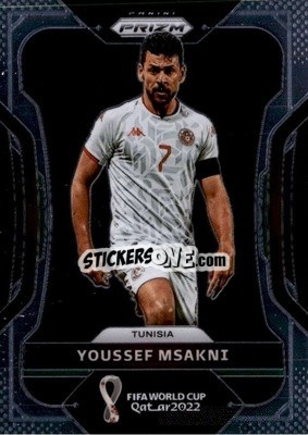 Sticker Youssef Msakni - FIFA World Cup Qatar 2022. Prizm - Panini