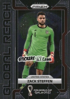 Sticker Zack Steffen - FIFA World Cup Qatar 2022. Prizm - Panini