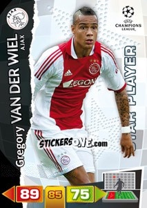 Sticker Gregory van der Wiel - UEFA Champions League 2011-2012. Adrenalyn XL n. 2 - Panini