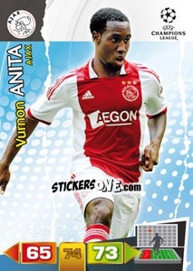 Sticker Vurnon Anita - UEFA Champions League 2011-2012. Adrenalyn XL n. 4 - Panini
