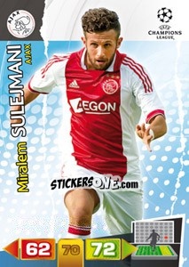 Sticker Miralem Sulejmani - UEFA Champions League 2011-2012. Adrenalyn XL - Panini