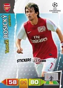 Sticker Tomáš Rosický - UEFA Champions League 2011-2012. Adrenalyn XL n. 16 - Panini