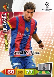 Sticker Benjamin Huggel - UEFA Champions League 2011-2012. Adrenalyn XL - Panini