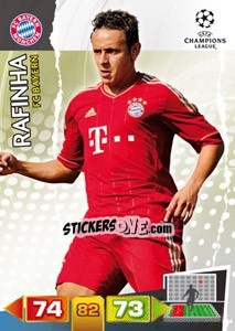 Cromo Rafinha - UEFA Champions League 2011-2012. Adrenalyn XL - Panini