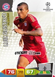 Sticker Luiz Gustavo - UEFA Champions League 2011-2012. Adrenalyn XL n. 64 - Panini