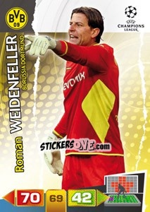 Cromo Roman Weidenfeller - UEFA Champions League 2011-2012. Adrenalyn XL n. 68 - Panini