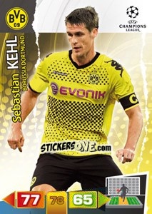 Sticker Sebastian Kehl - UEFA Champions League 2011-2012. Adrenalyn XL - Panini