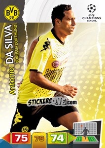 Sticker Antonio da Silva - UEFA Champions League 2011-2012. Adrenalyn XL n. 77 - Panini
