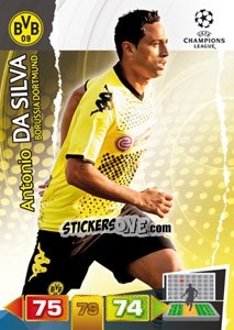 Figurina Antonio da Silva - UEFA Champions League 2011-2012. Adrenalyn XL - Panini