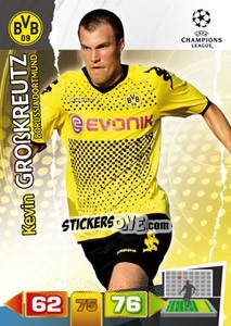 Sticker Kevin Großkreutz - UEFA Champions League 2011-2012. Adrenalyn XL - Panini