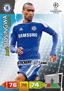 Figurina José Bosingwa - UEFA Champions League 2011-2012. Adrenalyn XL - Panini