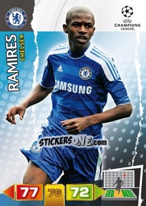Sticker Ramires - UEFA Champions League 2011-2012. Adrenalyn XL n. 89 - Panini