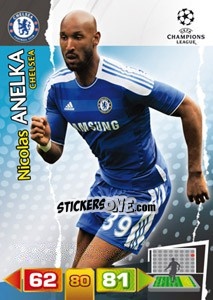 Sticker Nicolas Anelka - UEFA Champions League 2011-2012. Adrenalyn XL n. 93 - Panini