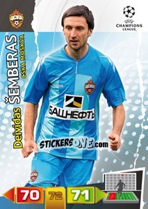 Figurina Deividas šemberas - UEFA Champions League 2011-2012. Adrenalyn XL - Panini