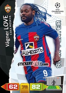 Cromo Vágner Love - UEFA Champions League 2011-2012. Adrenalyn XL - Panini