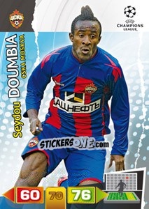 Sticker Seydou Doumbia - UEFA Champions League 2011-2012. Adrenalyn XL n. 105 - Panini