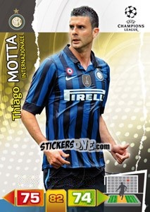 Sticker Thiago Motta - UEFA Champions League 2011-2012. Adrenalyn XL - Panini