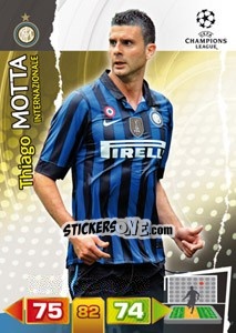 Sticker Thiago Motta - UEFA Champions League 2011-2012. Adrenalyn XL n. 113 - Panini