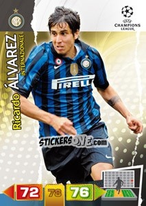 Sticker Ricardo álvarez - UEFA Champions League 2011-2012. Adrenalyn XL - Panini