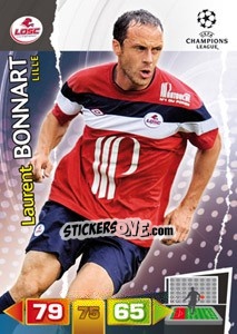 Sticker Laurent Bonnart - UEFA Champions League 2011-2012. Adrenalyn XL - Panini