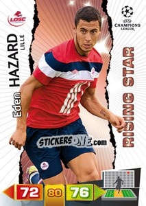 Figurina Eden Hazard - UEFA Champions League 2011-2012. Adrenalyn XL - Panini