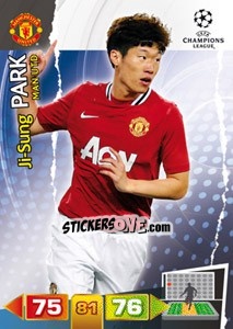 Sticker Ji-Sung Park - UEFA Champions League 2011-2012. Adrenalyn XL n. 148 - Panini