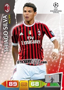 Sticker Thiago Silva - UEFA Champions League 2011-2012. Adrenalyn XL n. 160 - Panini