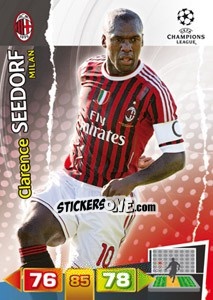 Sticker Clarence Seedorf - UEFA Champions League 2011-2012. Adrenalyn XL n. 165 - Panini