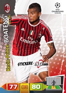 Sticker Kevin-Prince Boateng - UEFA Champions League 2011-2012. Adrenalyn XL - Panini