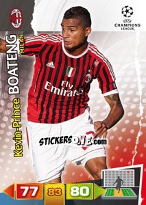 Sticker Kevin-Prince Boateng - UEFA Champions League 2011-2012. Adrenalyn XL n. 167 - Panini