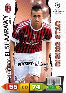 Cromo Stephan El Shaarawy - UEFA Champions League 2011-2012. Adrenalyn XL - Panini