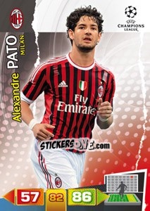 Sticker Alexandre Pato - UEFA Champions League 2011-2012. Adrenalyn XL n. 169 - Panini