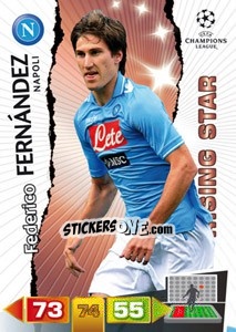 Cromo Federico Fernández - UEFA Champions League 2011-2012. Adrenalyn XL - Panini