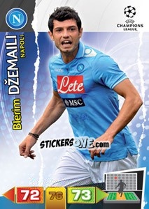 Sticker Blerim Džemaili - UEFA Champions League 2011-2012. Adrenalyn XL - Panini