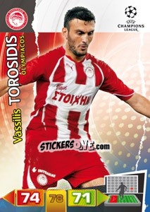 Sticker Vasilis Torosidis - UEFA Champions League 2011-2012. Adrenalyn XL n. 184 - Panini