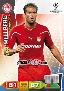 Sticker Olof Mellberg - UEFA Champions League 2011-2012. Adrenalyn XL - Panini