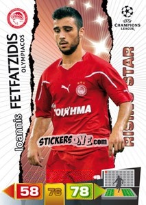Sticker Giannis Fetfatzidis - UEFA Champions League 2011-2012. Adrenalyn XL n. 188 - Panini